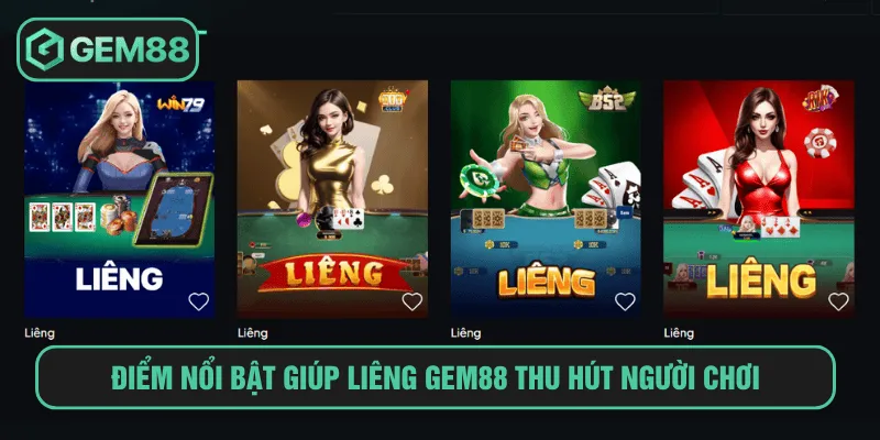 Cách Chơi Liêng Gem88 Bài Đỉnh Cao Với Sảnh Hiện Đại Điểm nổi bật giúp Liêng gem88 thu hút người chơi