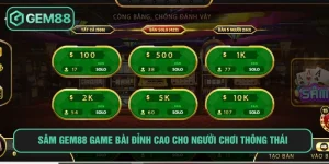 Cách Chơi Sâm GEM88 Và Tips Cược Hay, Dễ Thắng Đậm Sâm gem88